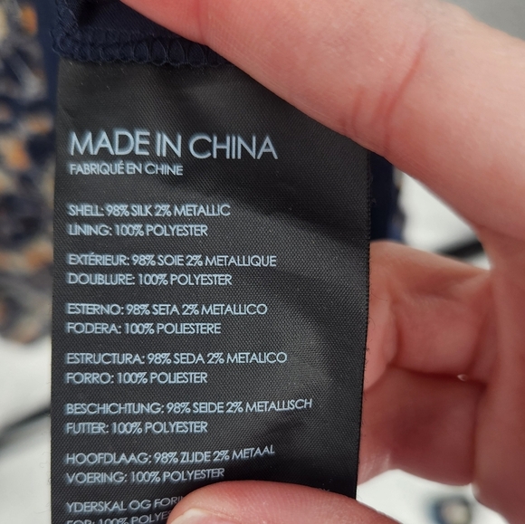 Club Monaco Tansa Silk Floral Print Dress 2 - Picture 5 of 8